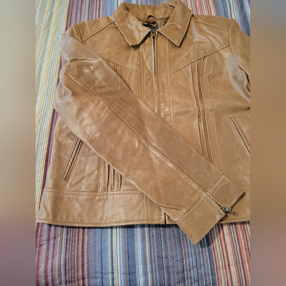 Moda International leather jacket - size L